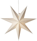 Star Trading - Estrella de Navidad - Estrella de papel Lisa - Blanco - 45cm