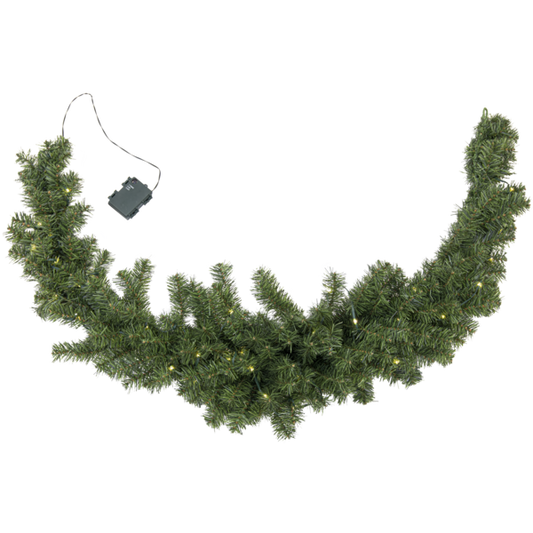Star Trading - Guirnalda Ottawa - 30cm - Verde