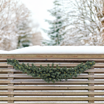 Star Trading - Guirnalda Ottawa - 30cm - Verde