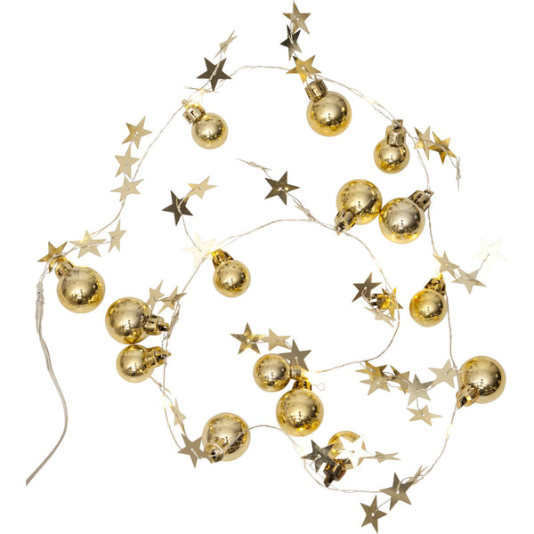 Star Trading - Cadena de luces Navidad - LED - 10 fuentes de luz - 90 cm