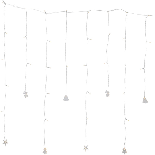 Star Trading - Cortina de luz Decy - LED - 40 fuentes de luz - 100 cm