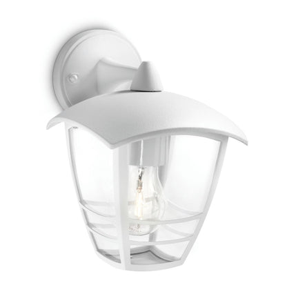 Philips - Creek wall lantern white 1x60W 230V down