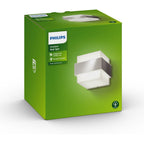 Philips - Aplique de pared Shovel inox 1x42W 230V