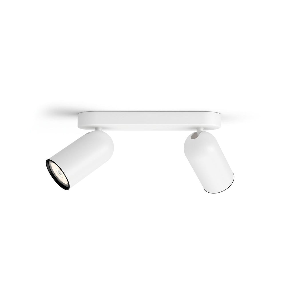 Philips - Barra/tubo PONGEE blanco 2xNW 230V
