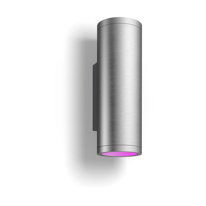 Philips - Appear Hue WACA EU wall lantern inox 2x8