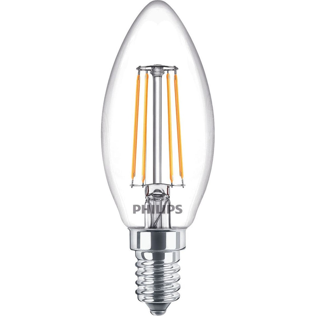 Philips - LED clásico 40W B35 E14 WW CL ND 6CT/4