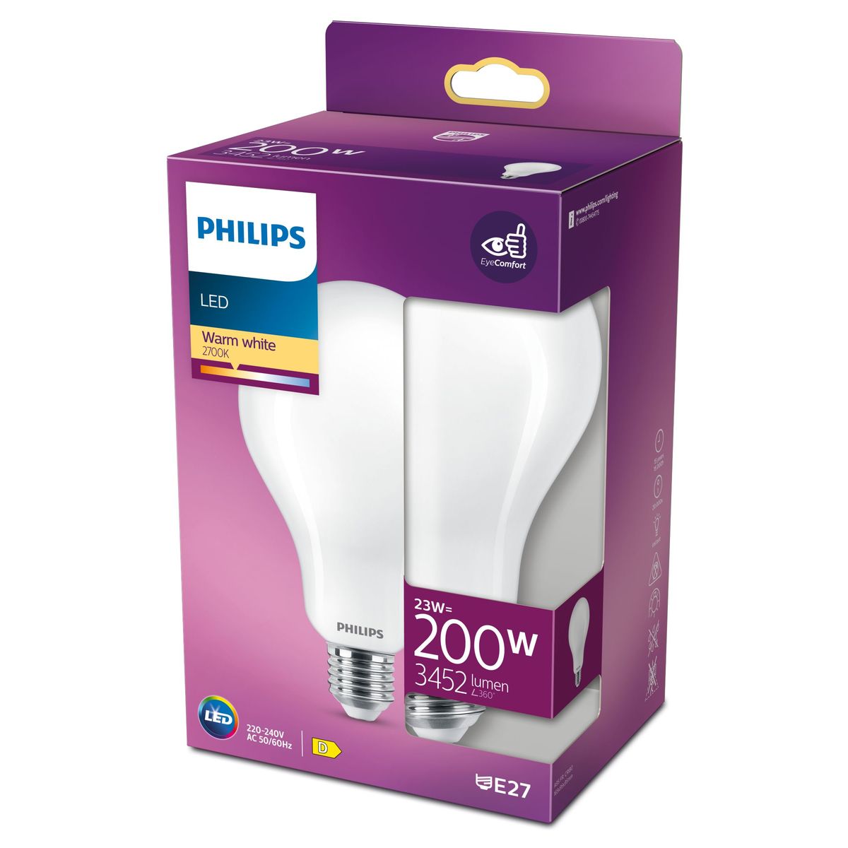 Philips - LED clásico 200W A95 E27 WW FR ND 1PF