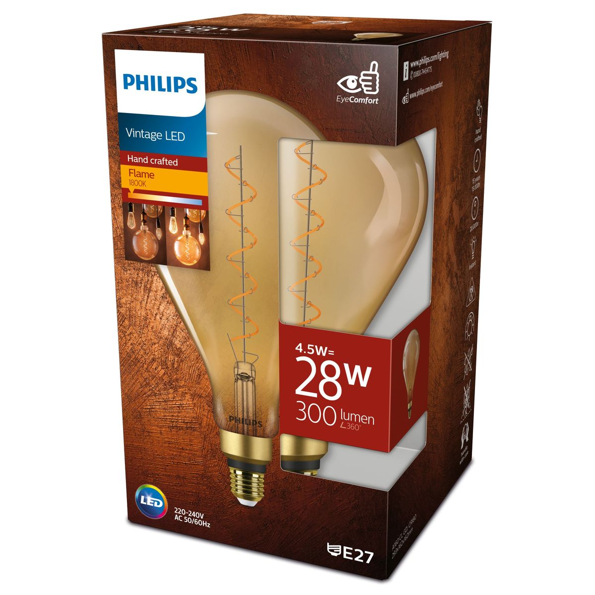 Philips - LED classic-giant 28W E27 A160 GOLD ND