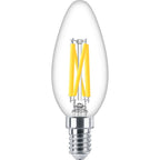 Philips - LED clásico 40W B35 E14 CL WGD90 SRT4