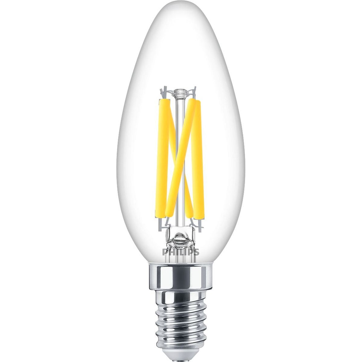 Philips - LED clásico 40W B35 E14 CL WGD90 SRT4