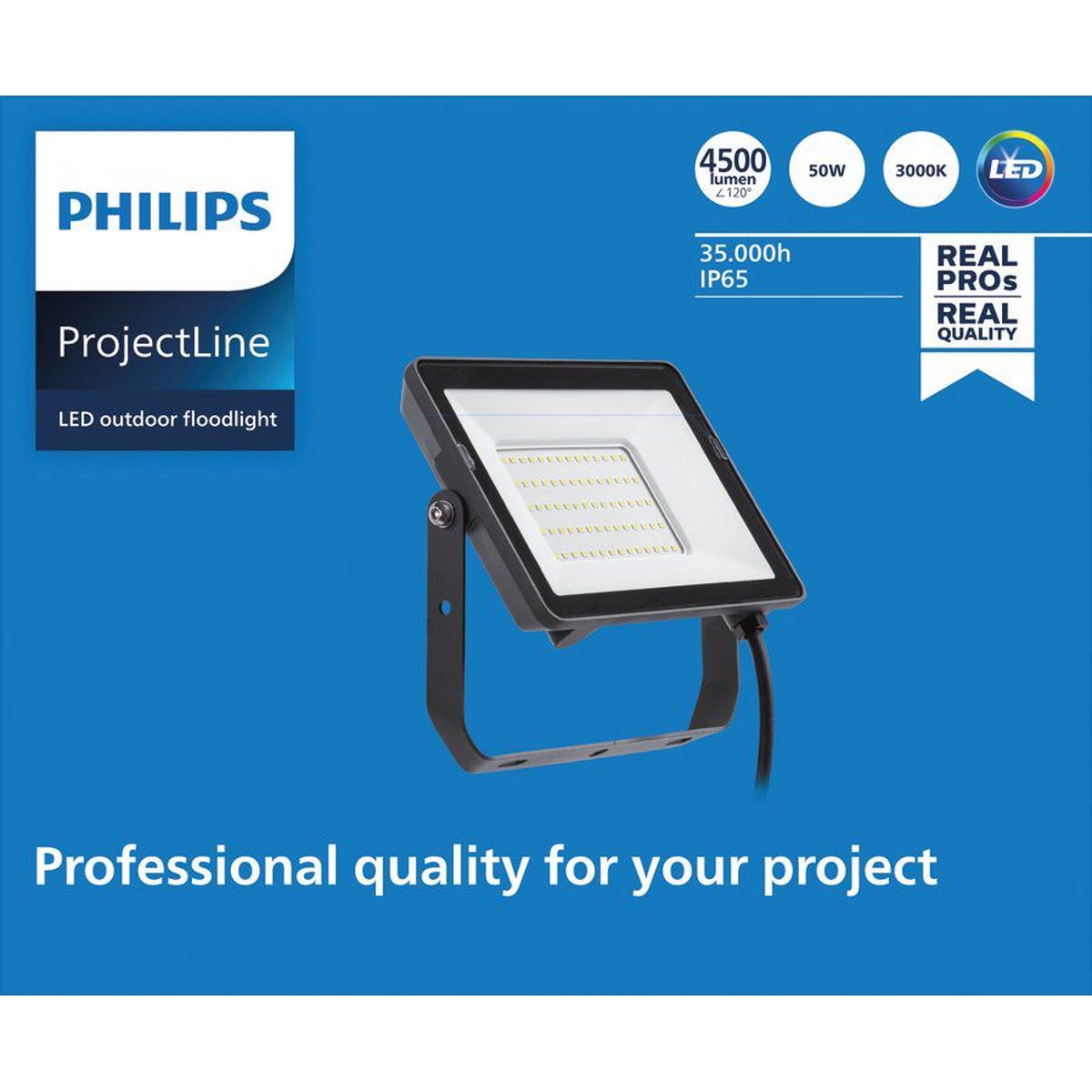 Philips - Projectline Floodlight 50W 3000K