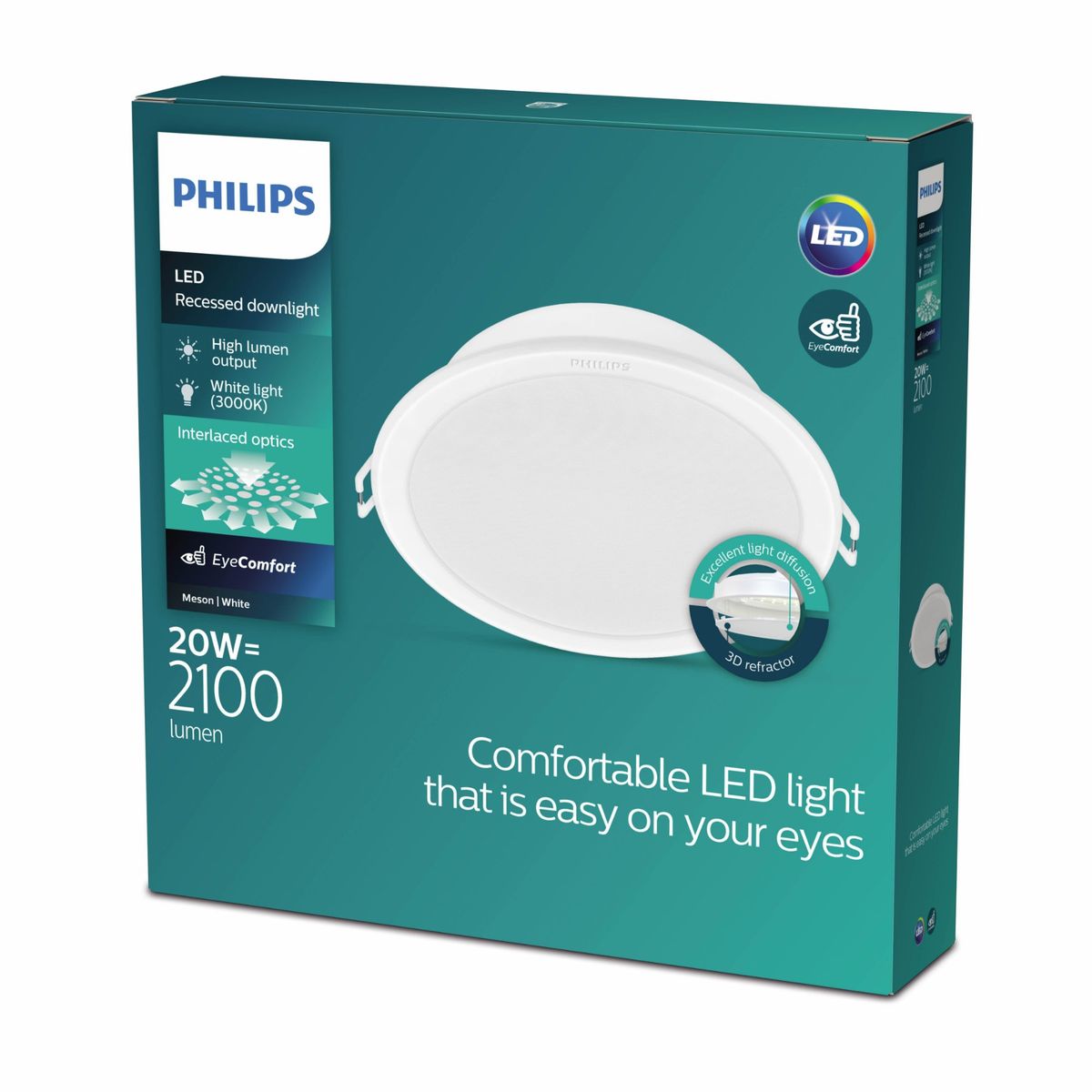 Philips - 59469 MESON 175 20W 30K WH recessed