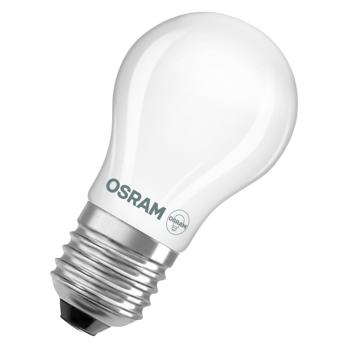 Lámparas LED redondas mate OSRAM (15) E27 blanco cálido | 1W