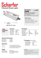 Transformador 230V CA a 24V CC 300W