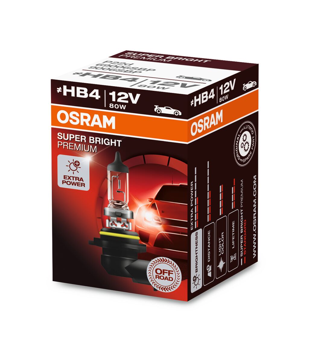 Osram SUPER BRIGHT PREMIUM | 80W | HB4/9006 - bild 3