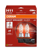 Caja Dúo OSRAM NIGHT BREAKER® SILVER H11