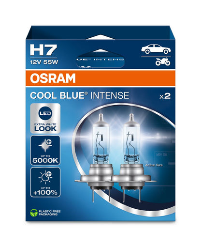 OSRAM - Proyector halógeno H7 - Caja doble - 2 PAQUETES