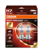 OSRAM NIGHT BREAKER 220 - H7 - paquete de 2