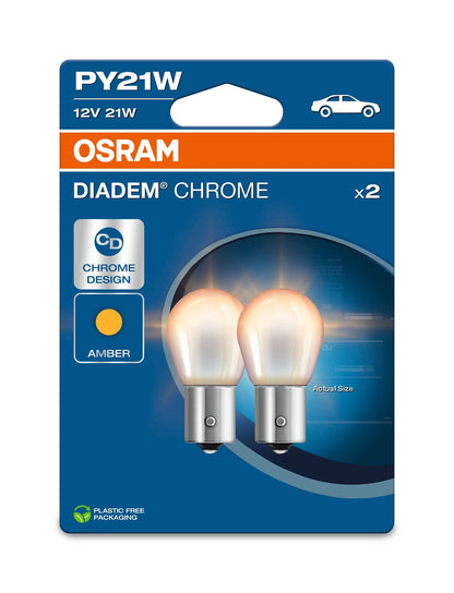 OSRAM DIADEM CROMO - PY21W Lámpara de luz extra