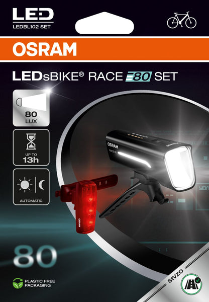 OSRAM LED BICICLETA® RACE 80 CONJUNTO