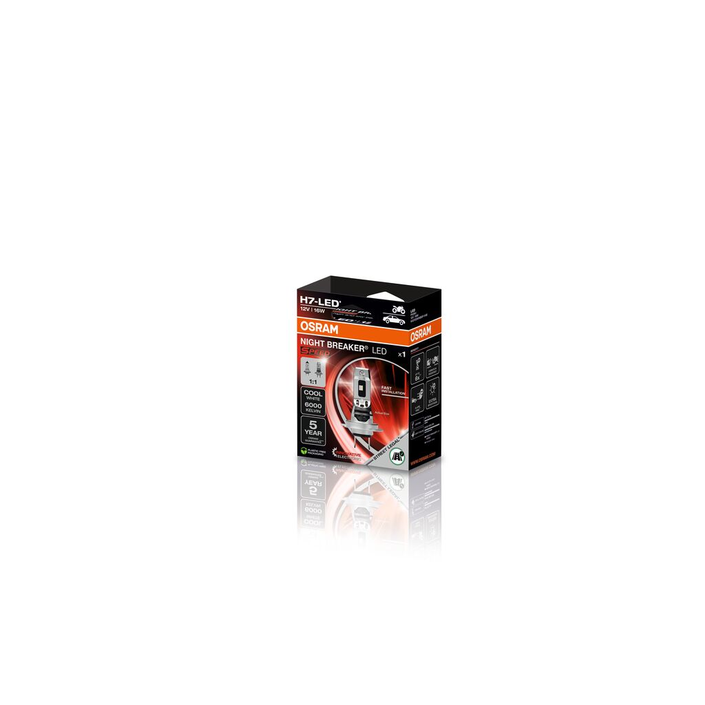 OSRAM NIGHT BREAKER LED VELOCIDAD H7