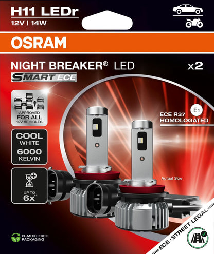 OSRAM NIGHT BREAKER LED SMART ECE H11