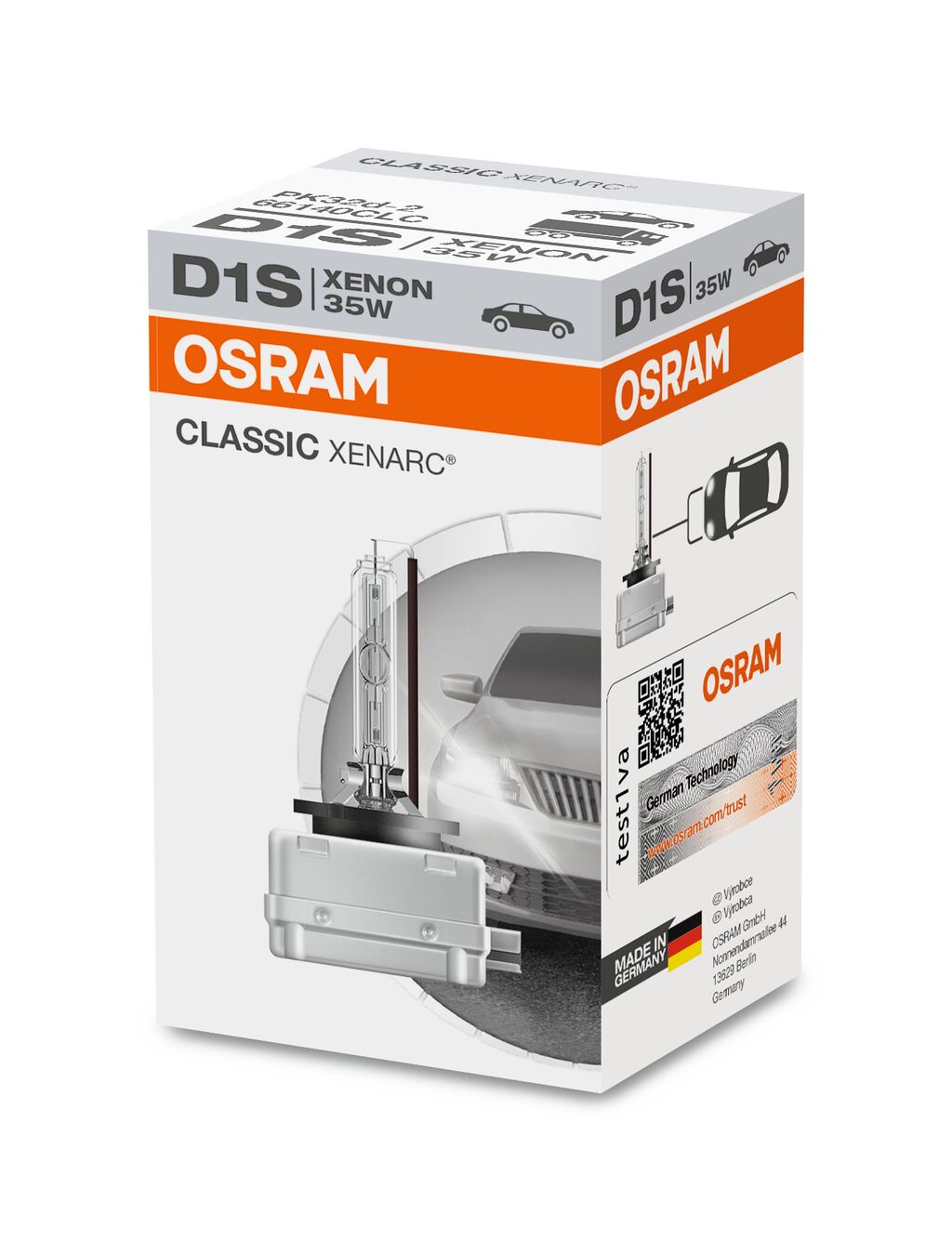 OSRAM XENARC ORIGINAL D1S - D1S HID proyector lámpara