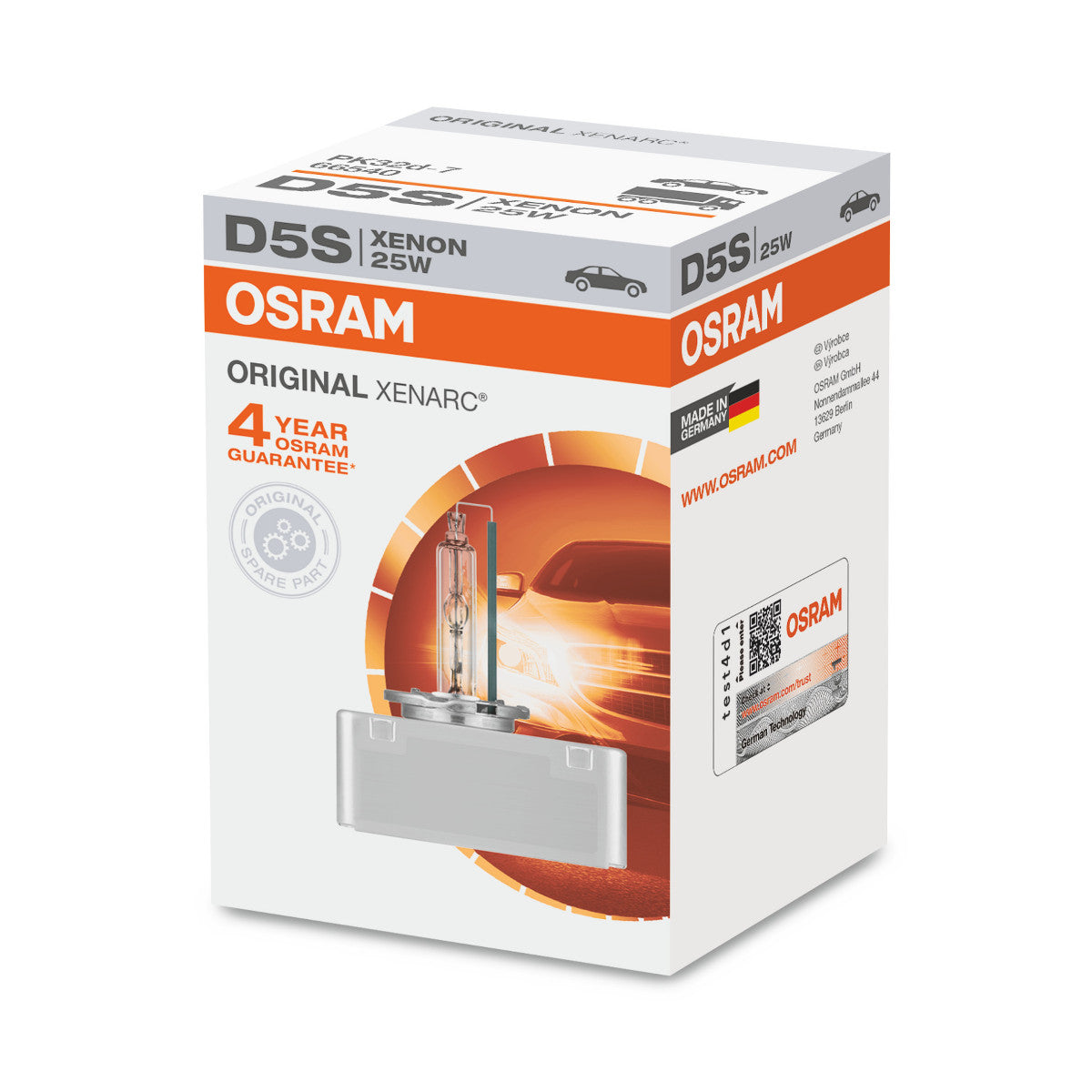 OSRAM XENARC ORIGINAL - D5S HID proyector lámpara