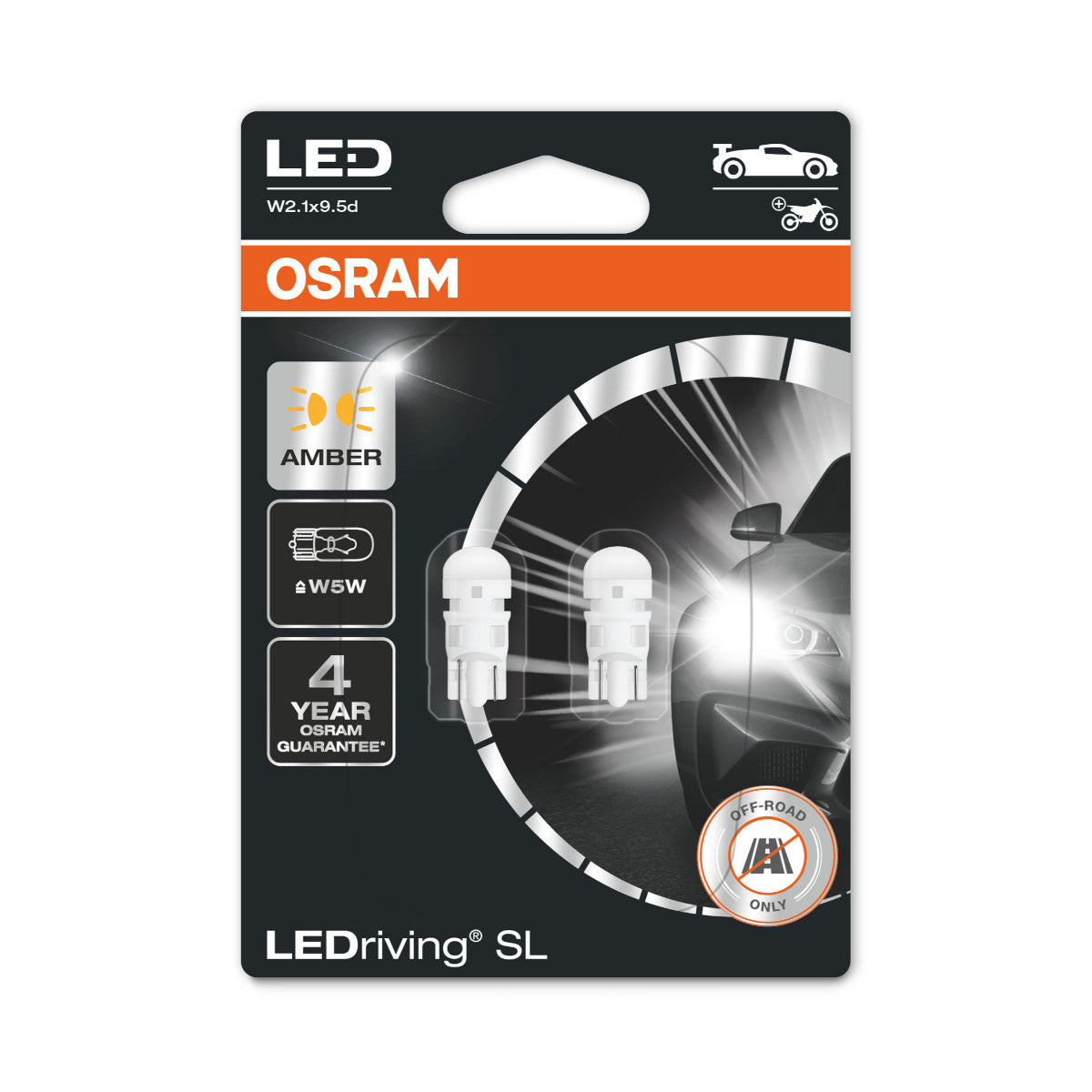 OSRAM LEDriving SL - Todoterreno W5W - amarillo