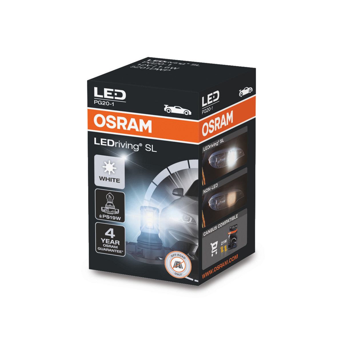 OSRAM LEDriving SL - Off-road PS19W Principalmente para aplicaciones de luces de circulación diurna