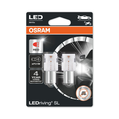 OSRAM LEDriving SL - Off-road P21W - rojo