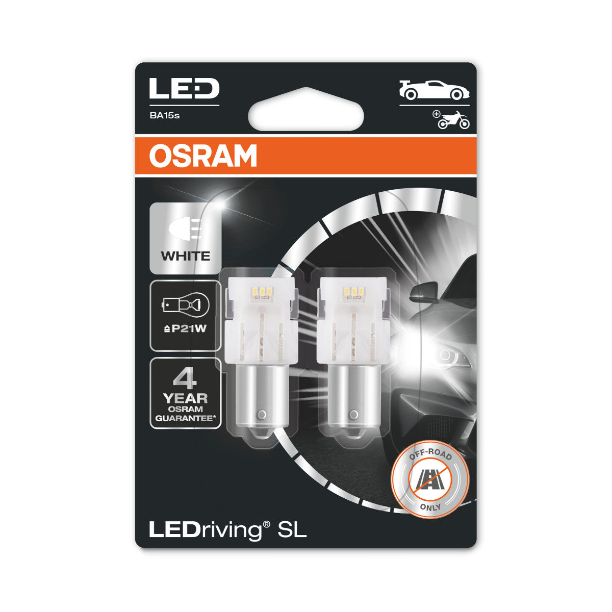 OSRAM LEDriving SL - Off-road P21W - blanco