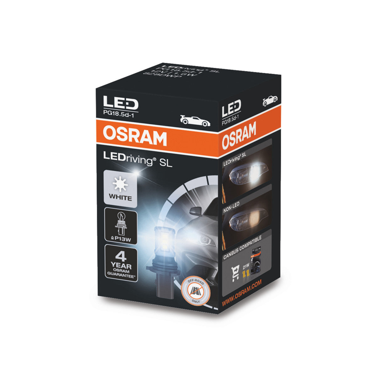 OSRAM LEDriving SL - Off-road P13W Principalmente para aplicaciones de luz de circulación diurna
