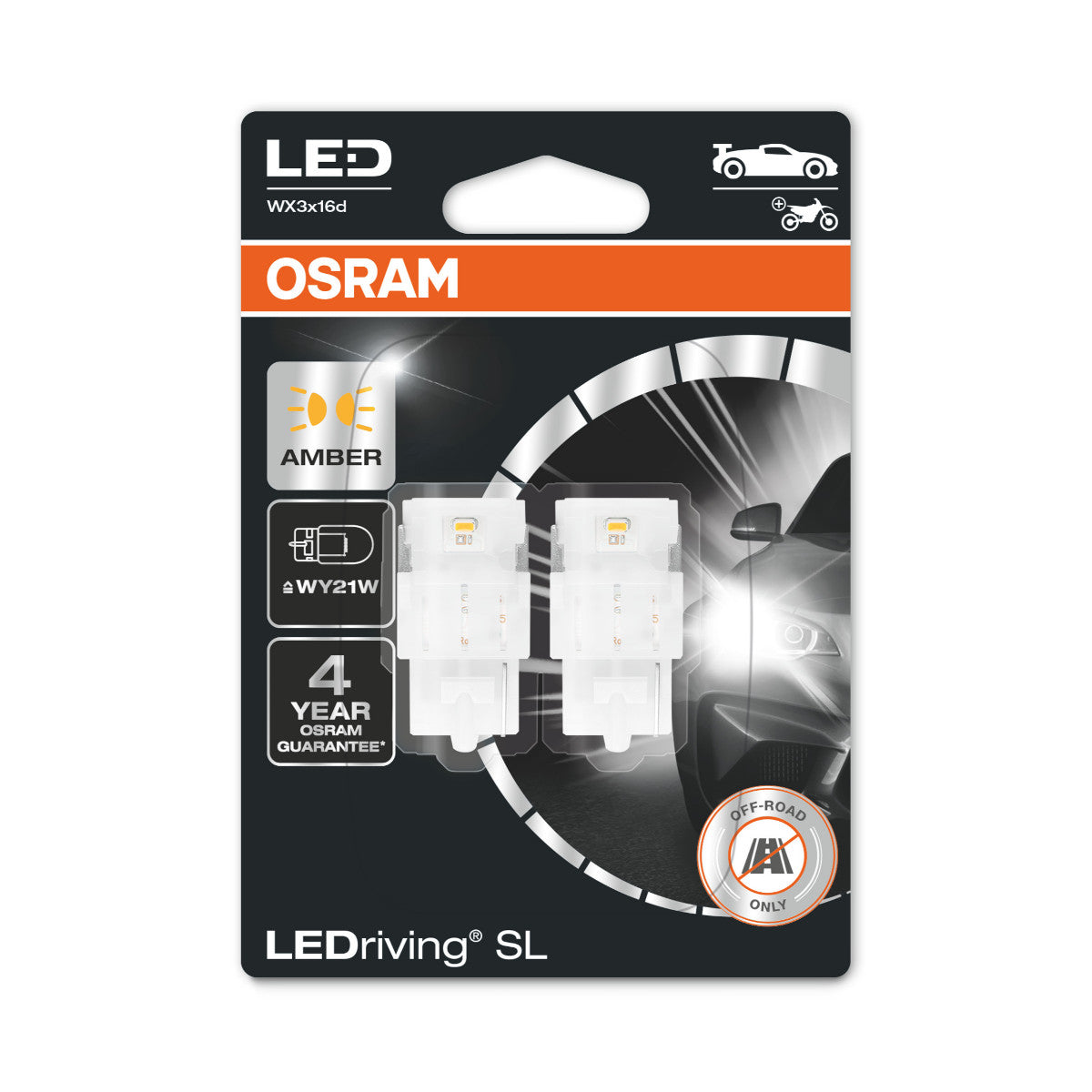 OSRAM LEDriving SL - Off-road WY21W Utilizado principalmente para señalización-indicación