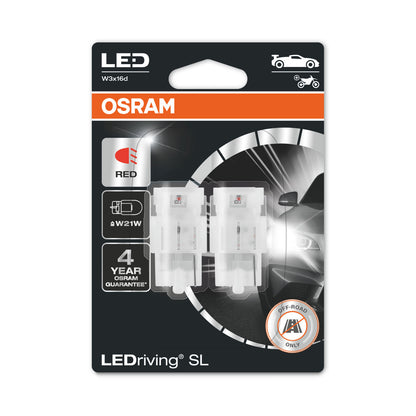 OSRAM LEDriving SL - Off-road W21W - rojo