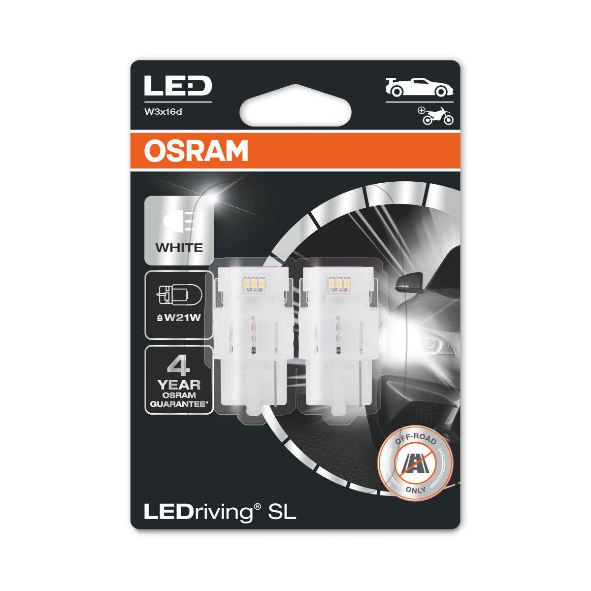OSRAM LEDriving SL - Todoterreno W21W - blanco