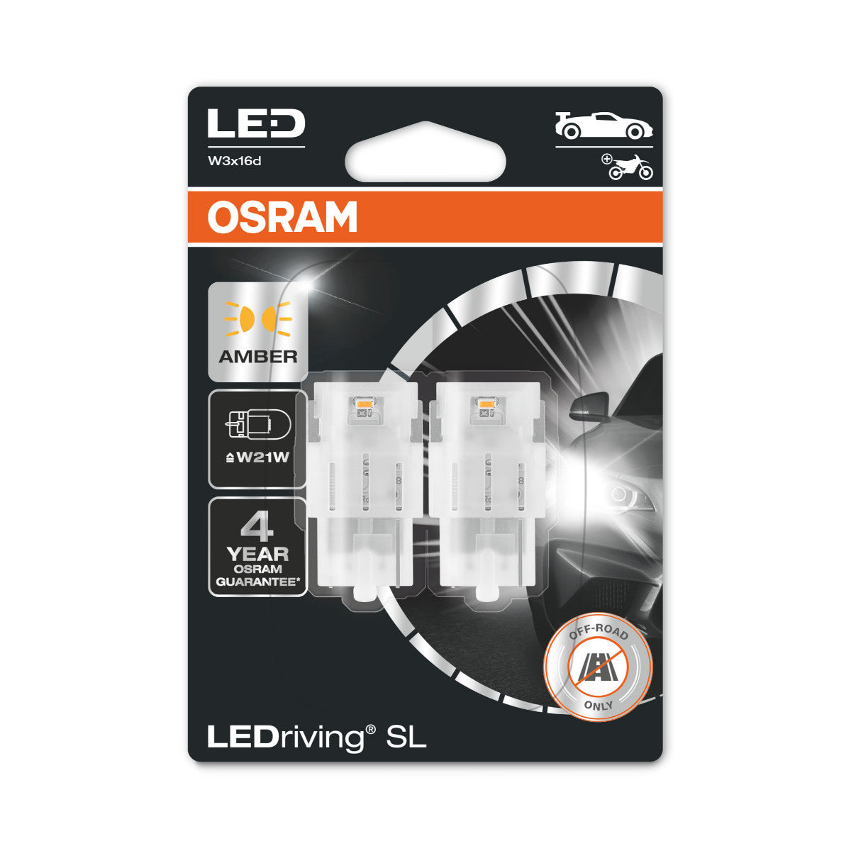 OSRAM LEDriving SL - Todoterreno W21W - amarillo