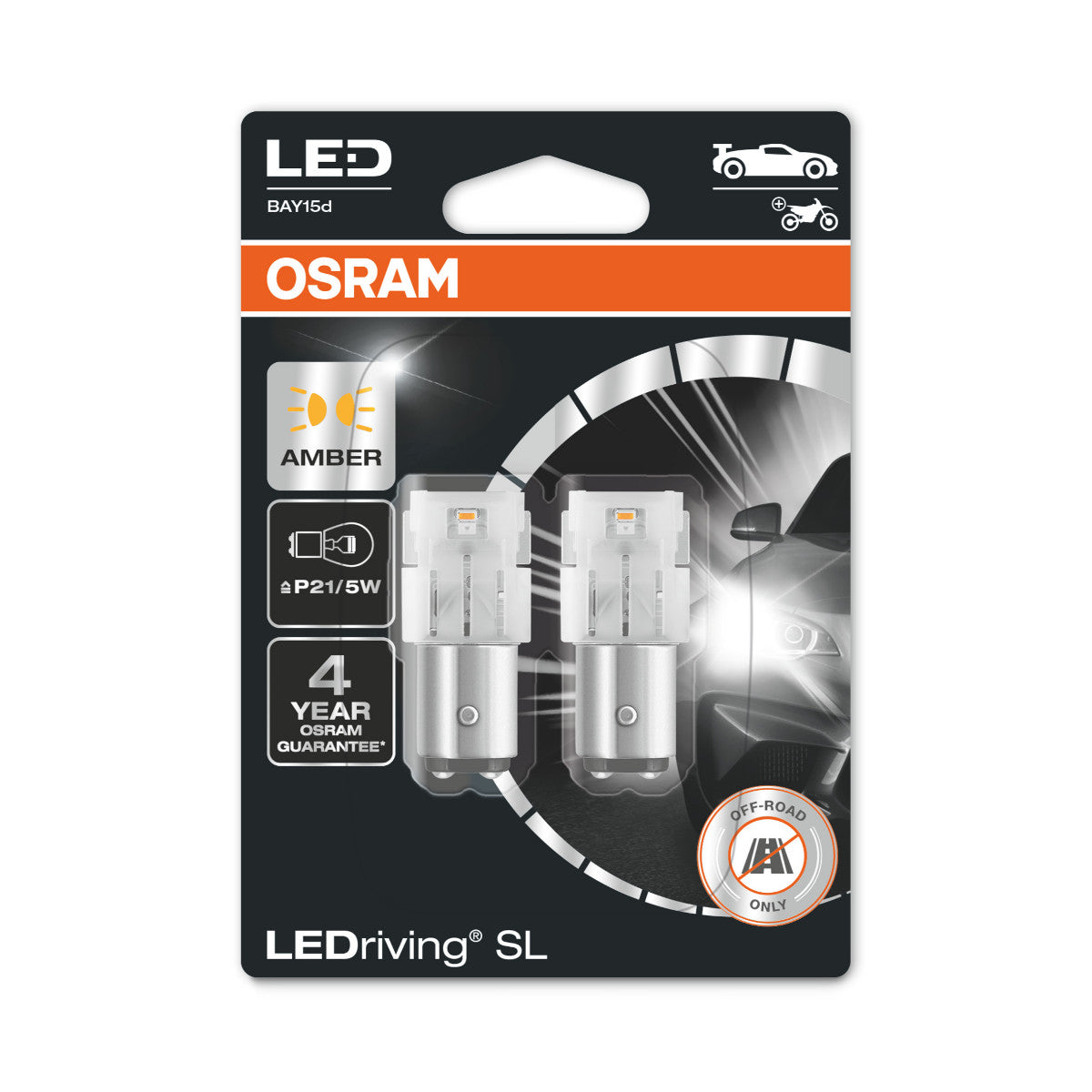 OSRAM LEDriving SL - Off-road P21-5W - amarillo