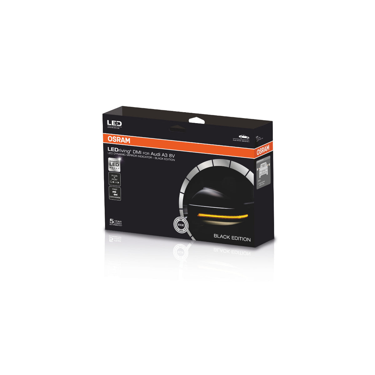 OSRAM LEDriving DMI para Audi A3 - Intermitentes en espejos retrovisores exteriores - negro