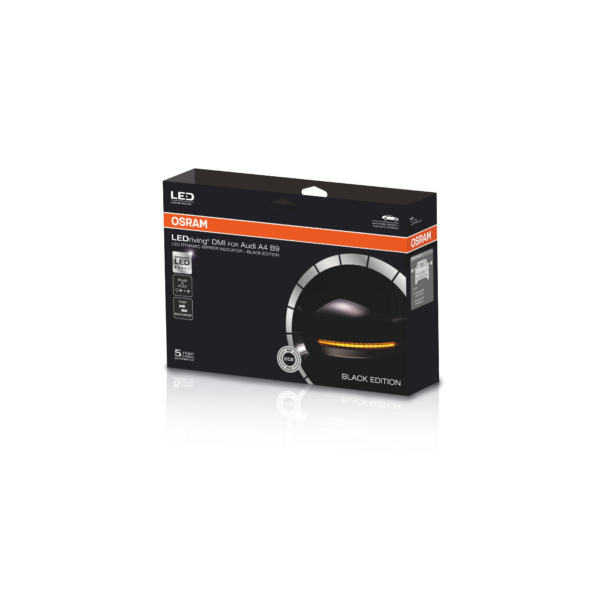 OSRAM LEDriving DMI para Audi A4 - A5 - Intermitentes en espejos retrovisores exteriores - negro