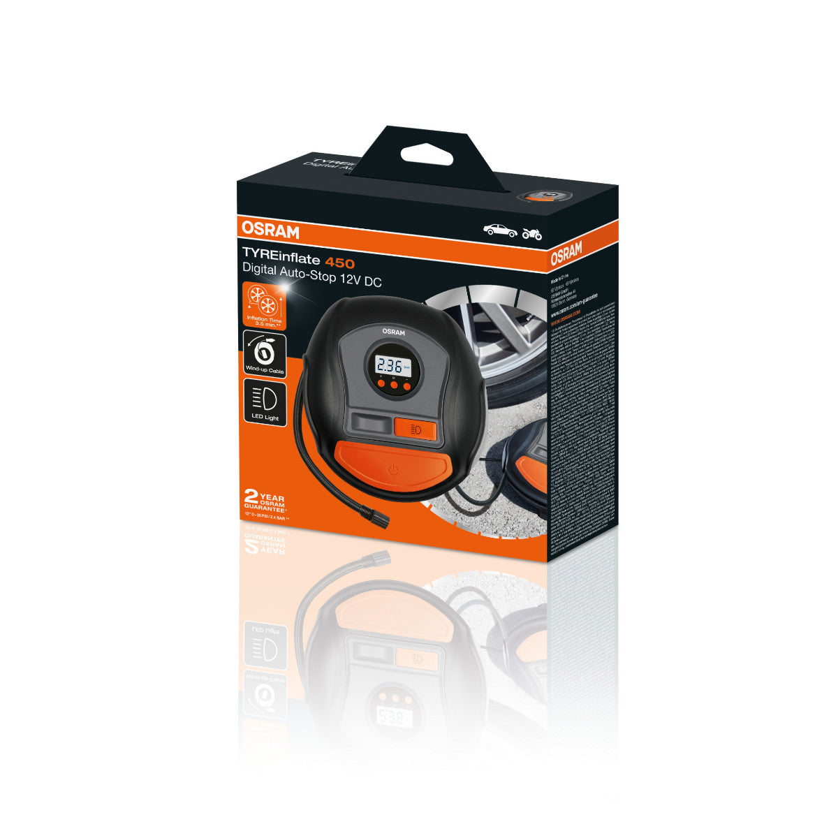 OSRAM TYRE inflate - Inflador de neumáticos 450