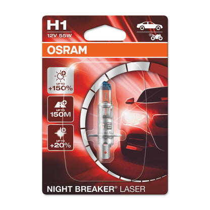 OSRAM NIGHT BREAKER® LASER H1 Blister individual