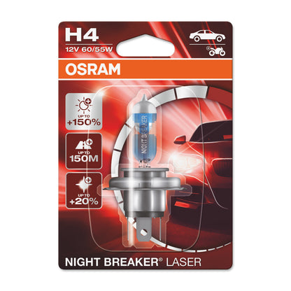 OSRAM NIGHT BREAKER® LASER H4 Blister individual