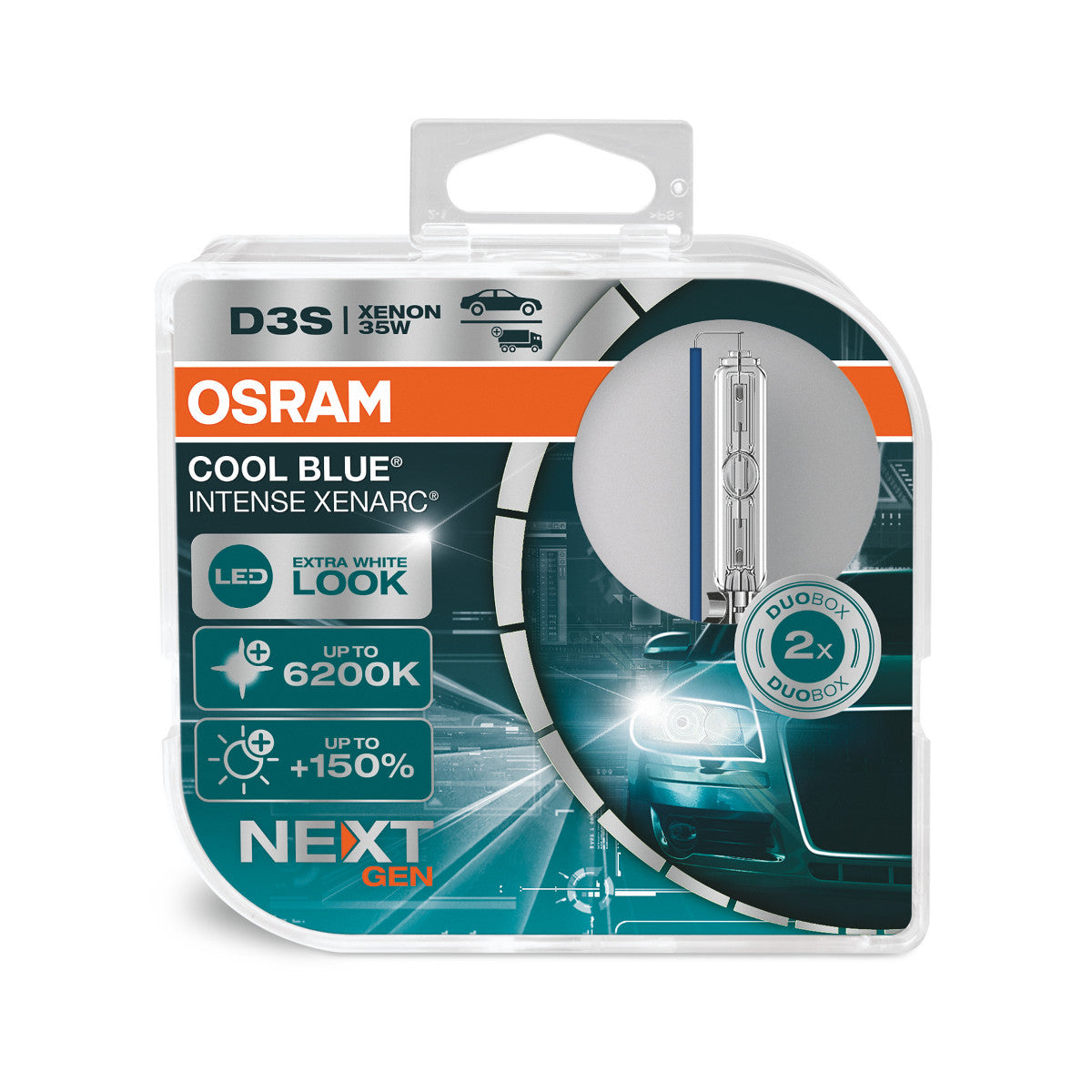 OSRAM - D3S HID proyector lámpara - 2-PACK