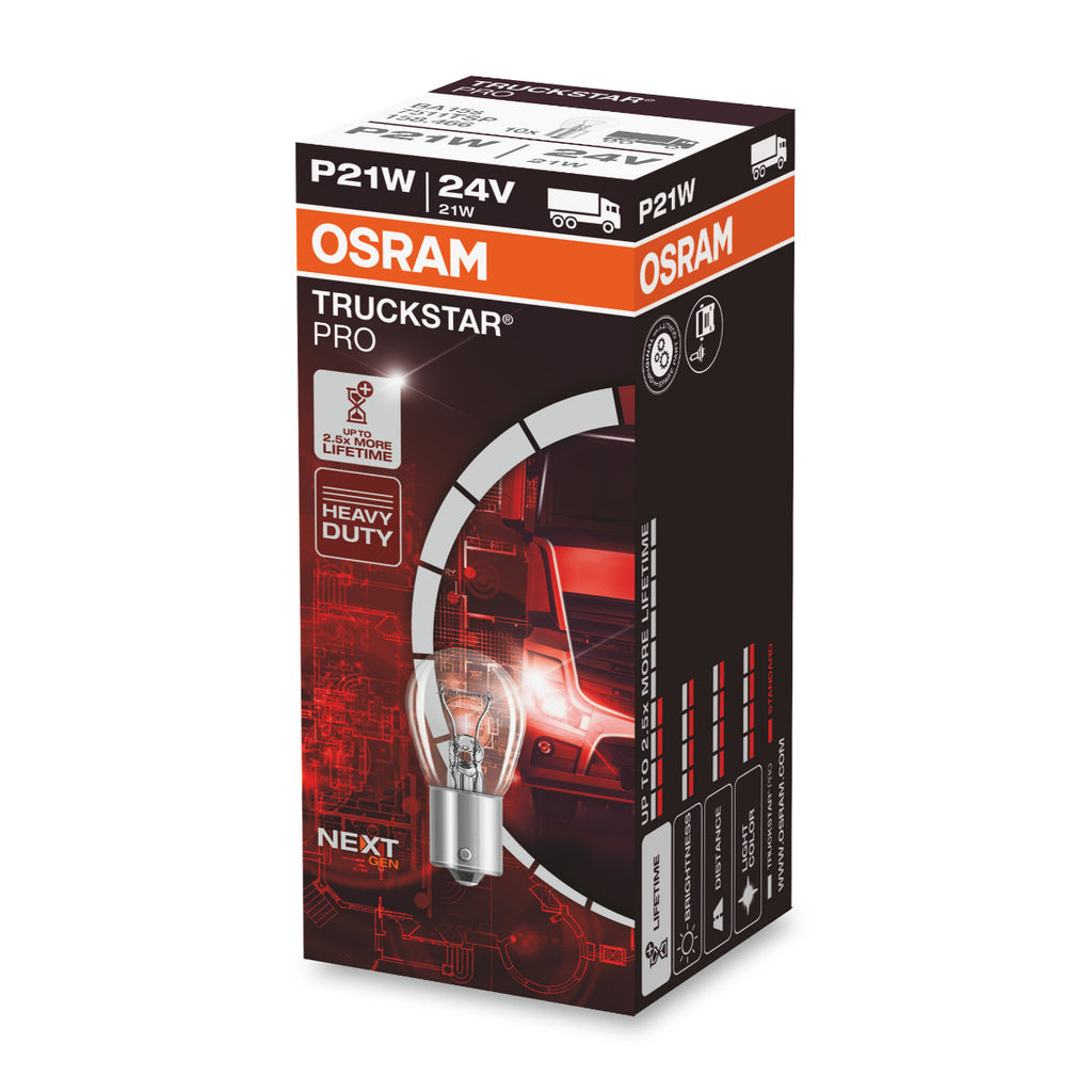 OSRAM TRUCKSTAR PRO - P21W Bombilla extra