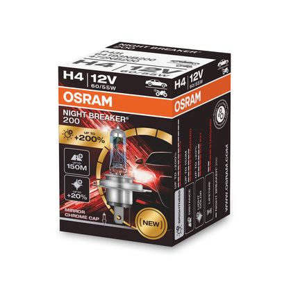 OSRAM NIGHT BREAKER 200 - H4 - 1 paquete