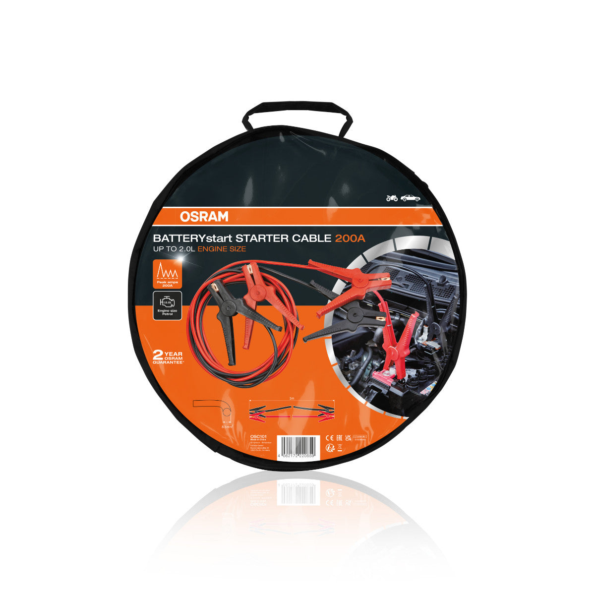 Cable de arranque OSRAM 200A