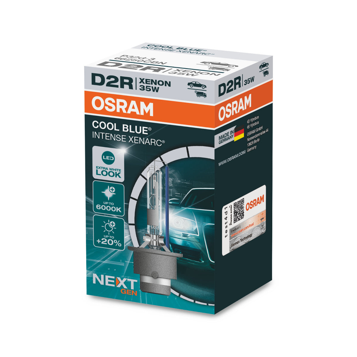 OSRAM - Lámpara D2R HID para proyectores