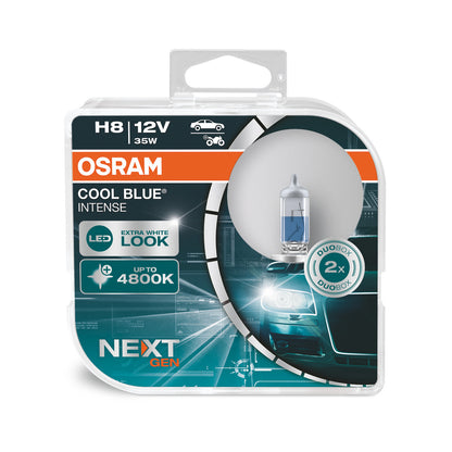 OSRAM - Proyector halógeno H8 - 2 PAQUETES