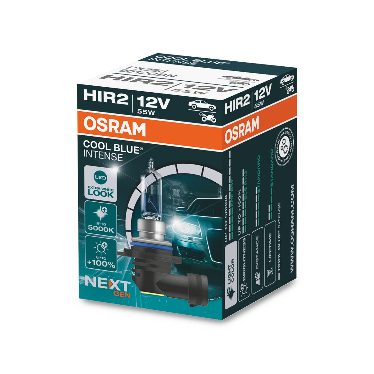 OSRAM - Bombilla halógena para faros delanteros HIR2